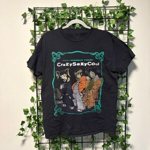 TLC Black Short Sleeve CrazySexyCool Tour Graphic Tee